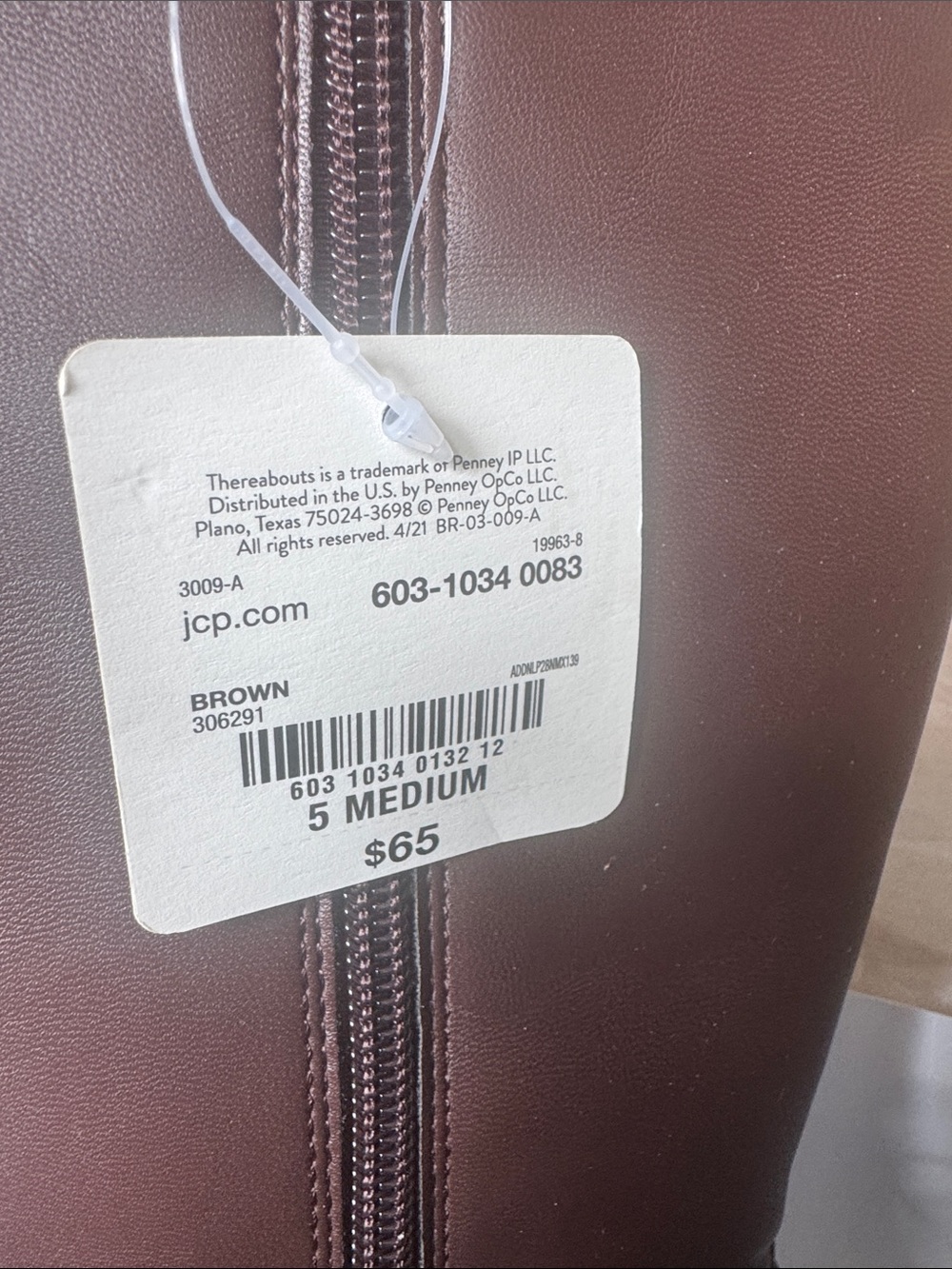 Women's Tall Strap Detail Riding Boots — Brown NIB - Picture 2 of 7